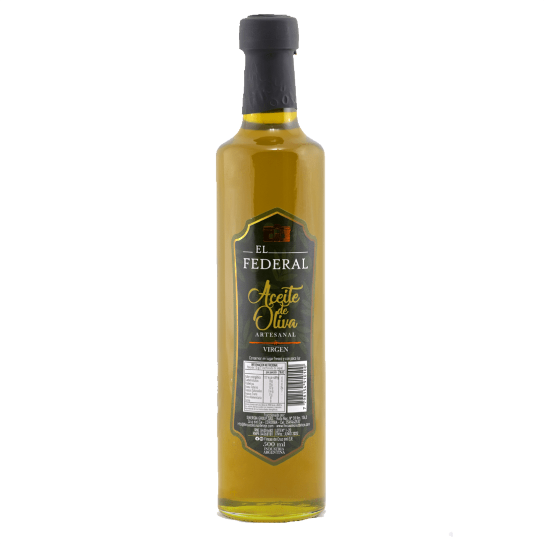 Aceite de Oliva El Federal x 500cc - Envase Vidrio