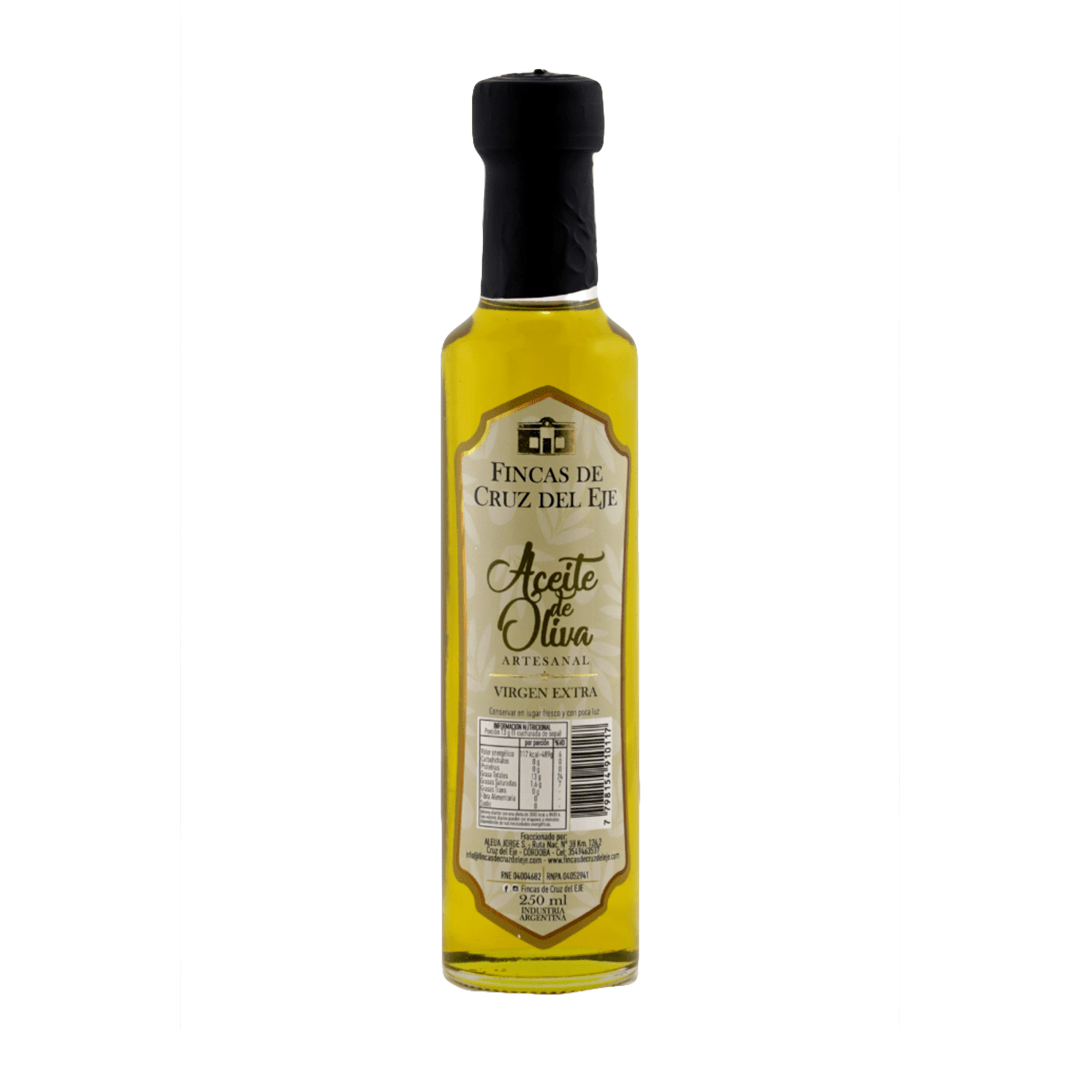 Aceite de Oliva Fincas de Cruz del Eje x 250cc – Envase vidrio