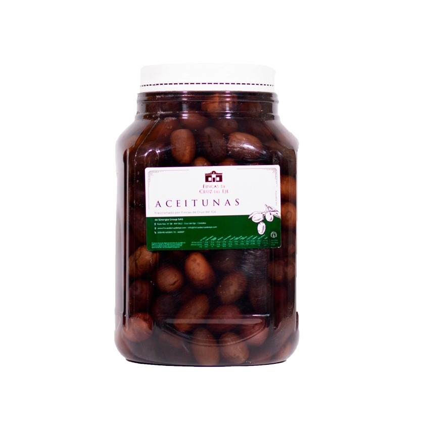 Aceitunas Negras Arauco Grupo B (tamaño grande) x 2.000g - Envase pet
