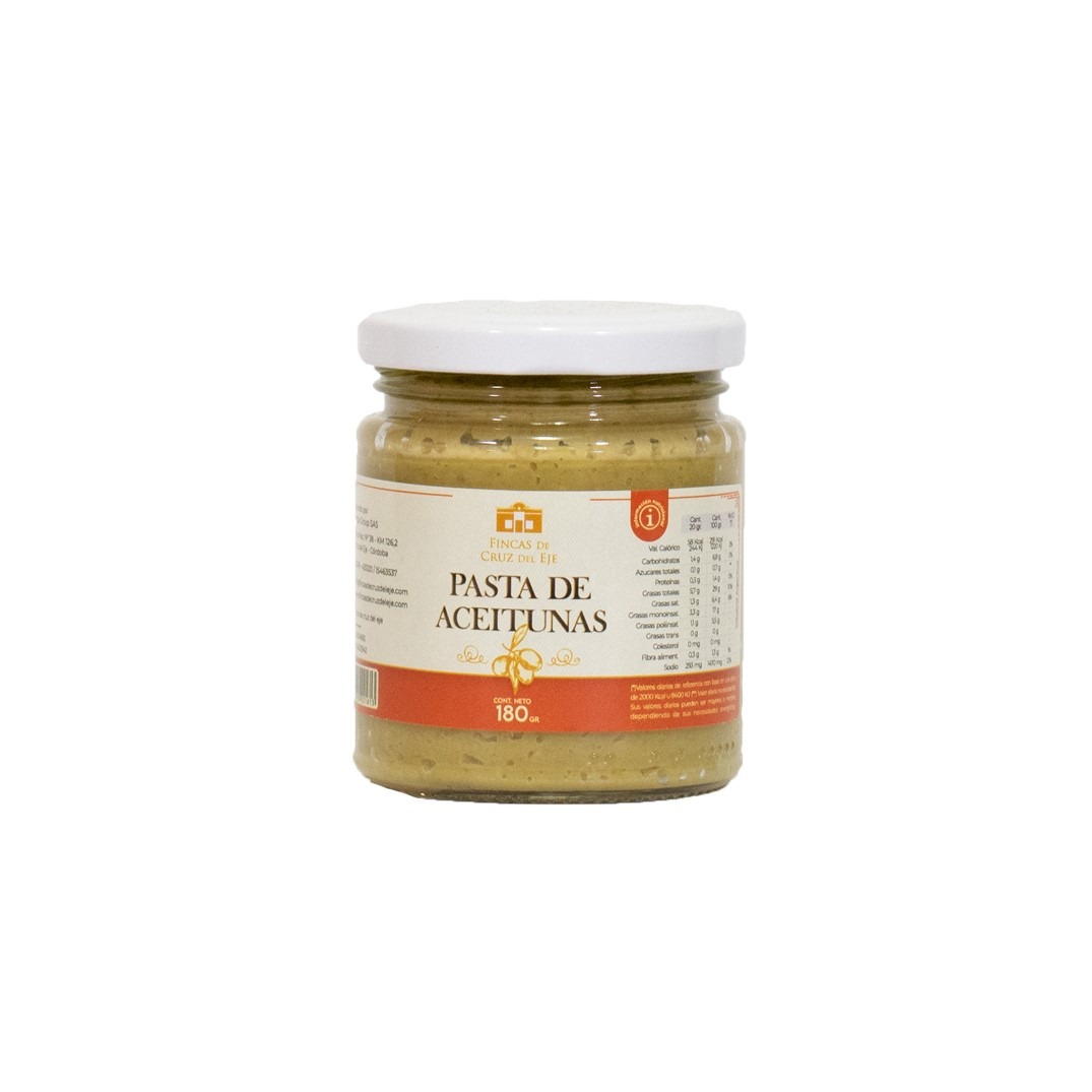 Pasta de Aceitunas Verdes Fincas de Cruz del Eje x 180g - Env. vidrio