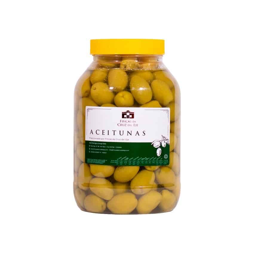 Aceitunas Verdes Arauco Grupo A (tamaño muy grande) x 1.000gr - envase pet