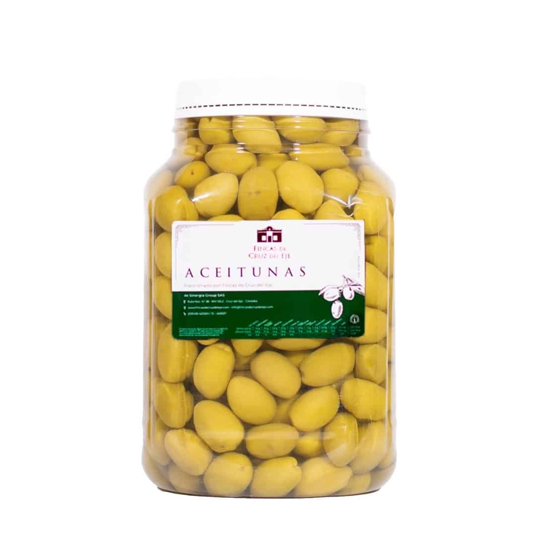 Aceitunas Verdes Arauco  Grupo D (tamaño pequeño) x 2.000gr - Envase pet