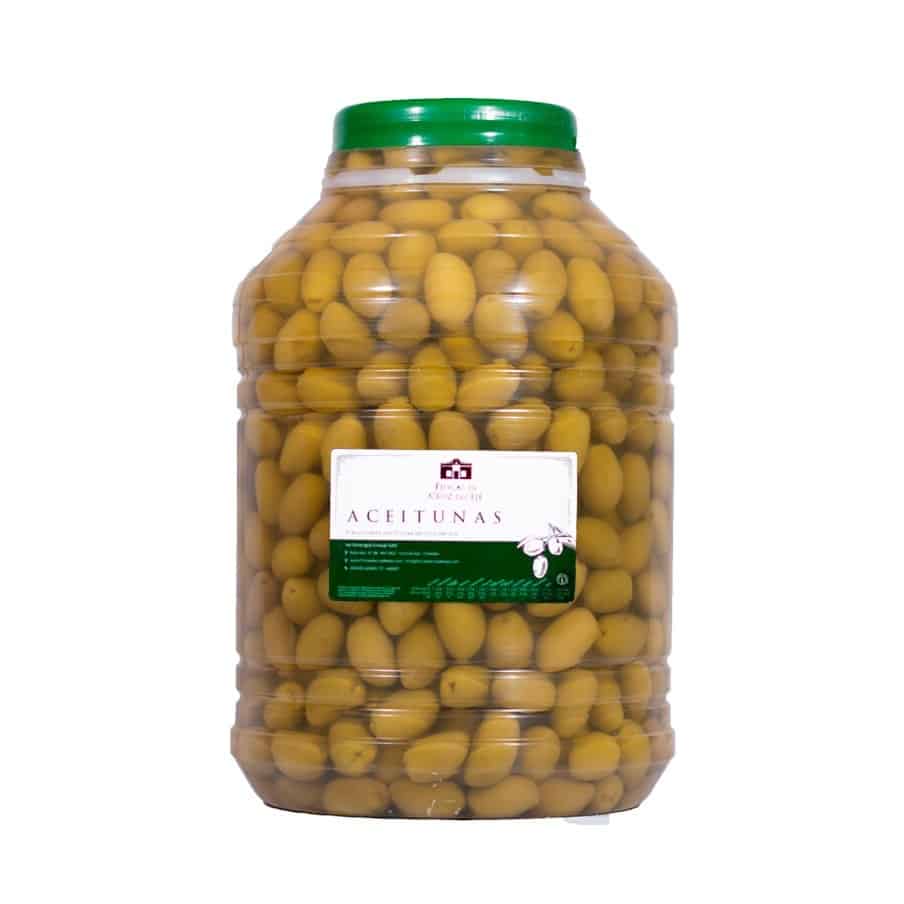 Aceitunas Verdes Arauco Grupo B (tamaño grande)  x 5.000gr - Envase pet
