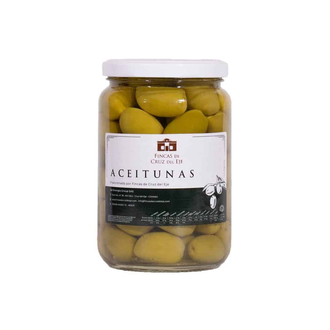 Aceitunas Verdes Arauco Grupo B (tamaño grande)  x 500gr - Envase vidrio