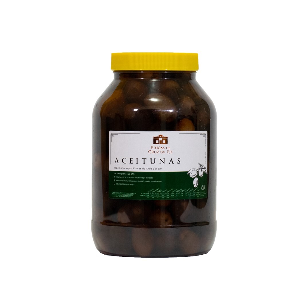 Aceitunas Negras Arauco Grupo A (tamaño muy grande) x 1.000gr envase pet